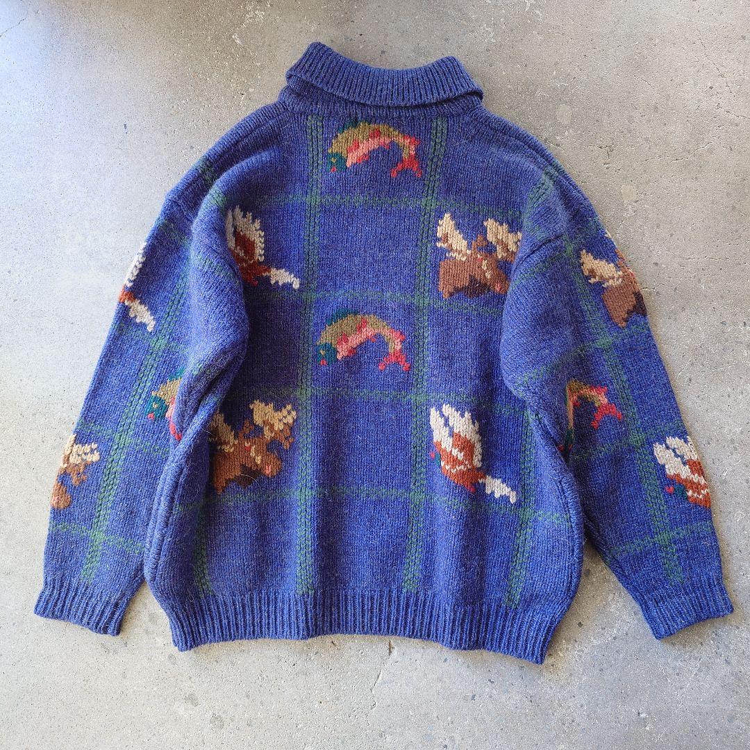 LLbean 90's halfzip knit XL エルエルビーン　ニット　90年代