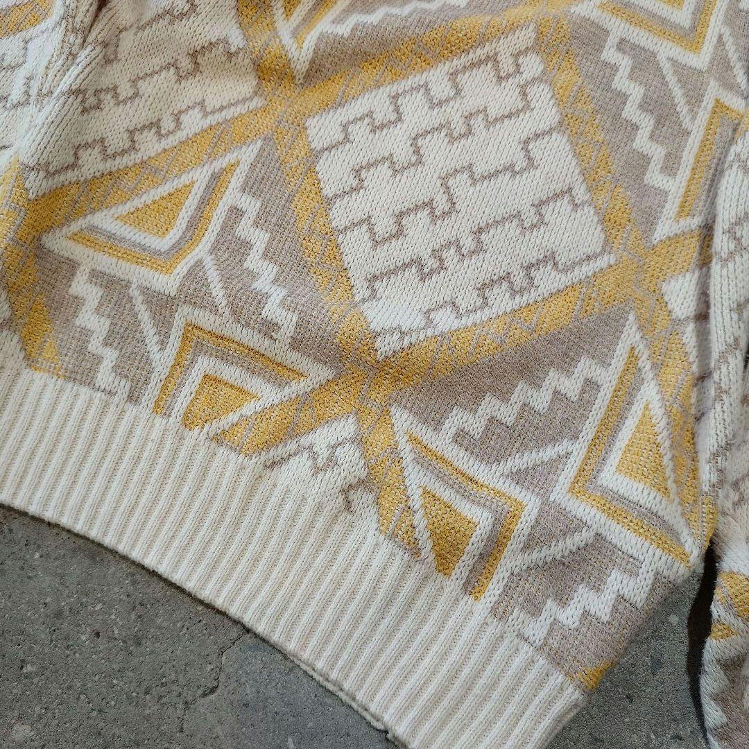 used Native pattern cotton knit Made in USA
