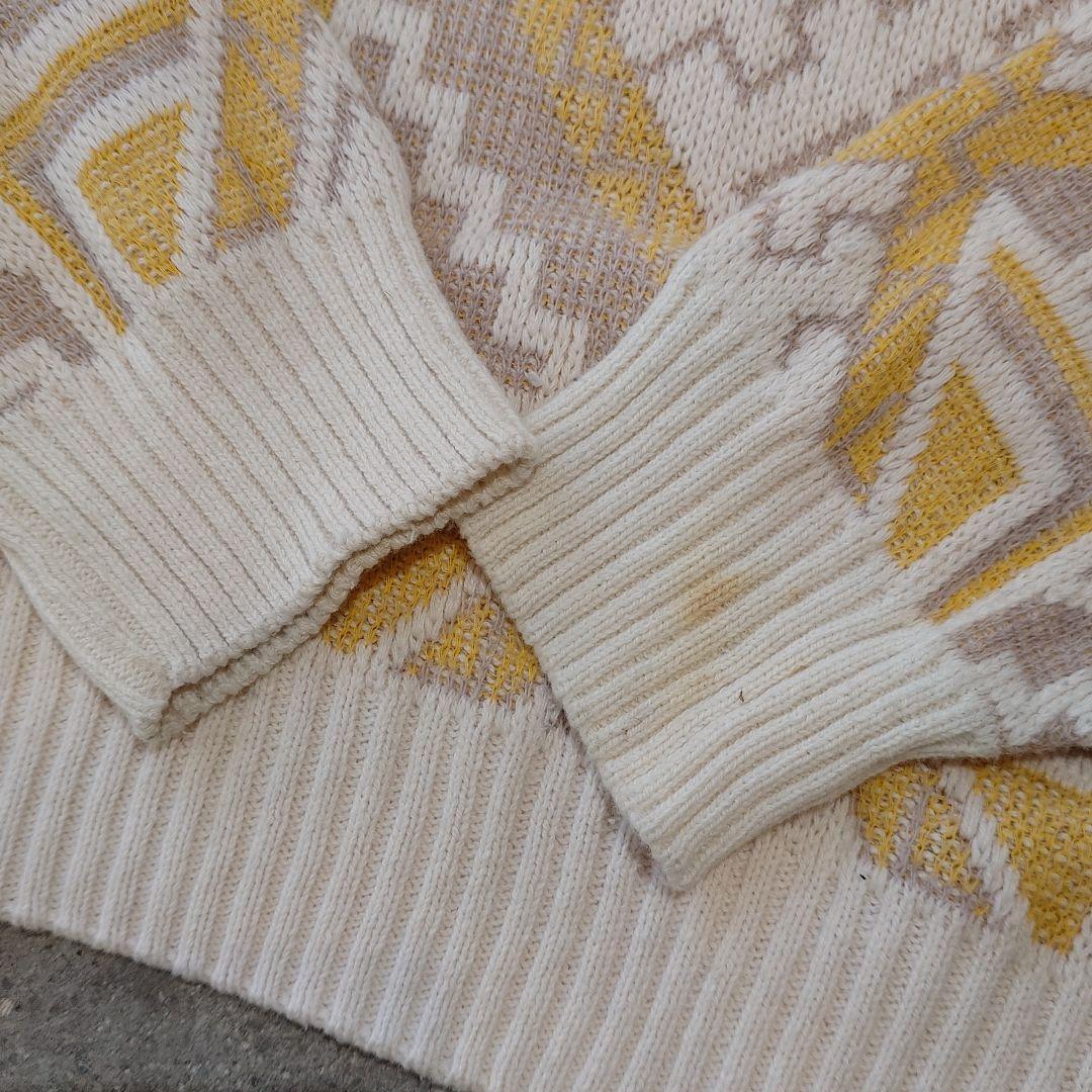 used Native pattern cotton knit Made in USA