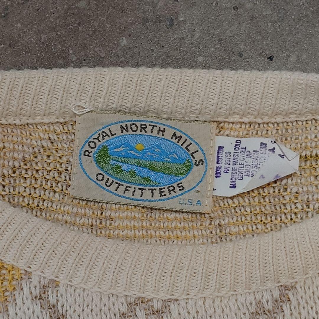 used Native pattern cotton knit Made in USA