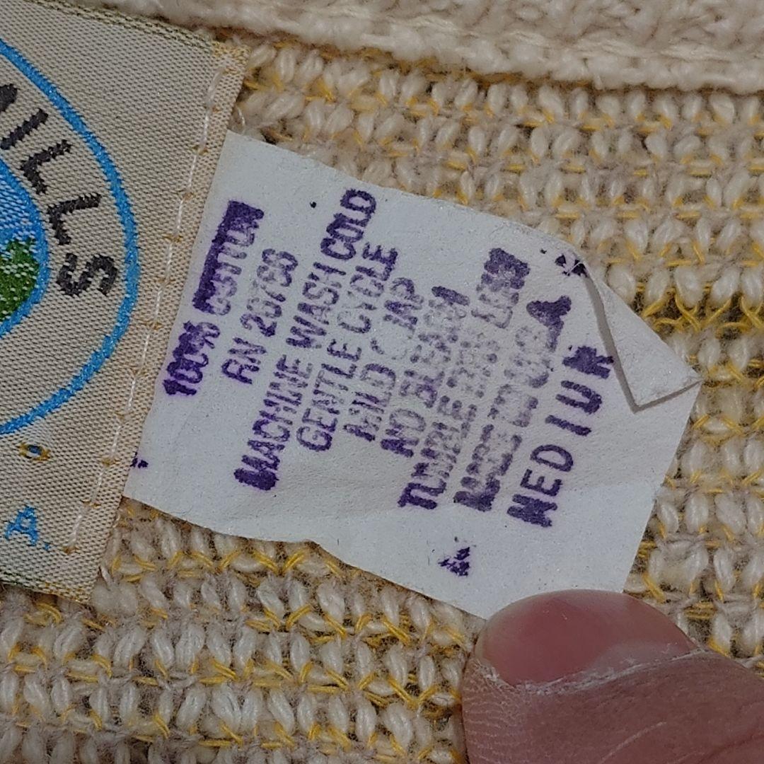 used Native pattern cotton knit Made in USA