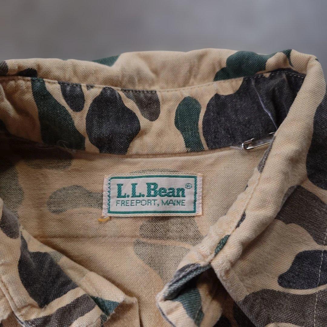 80s LLBEAN duck camo flannel shirts