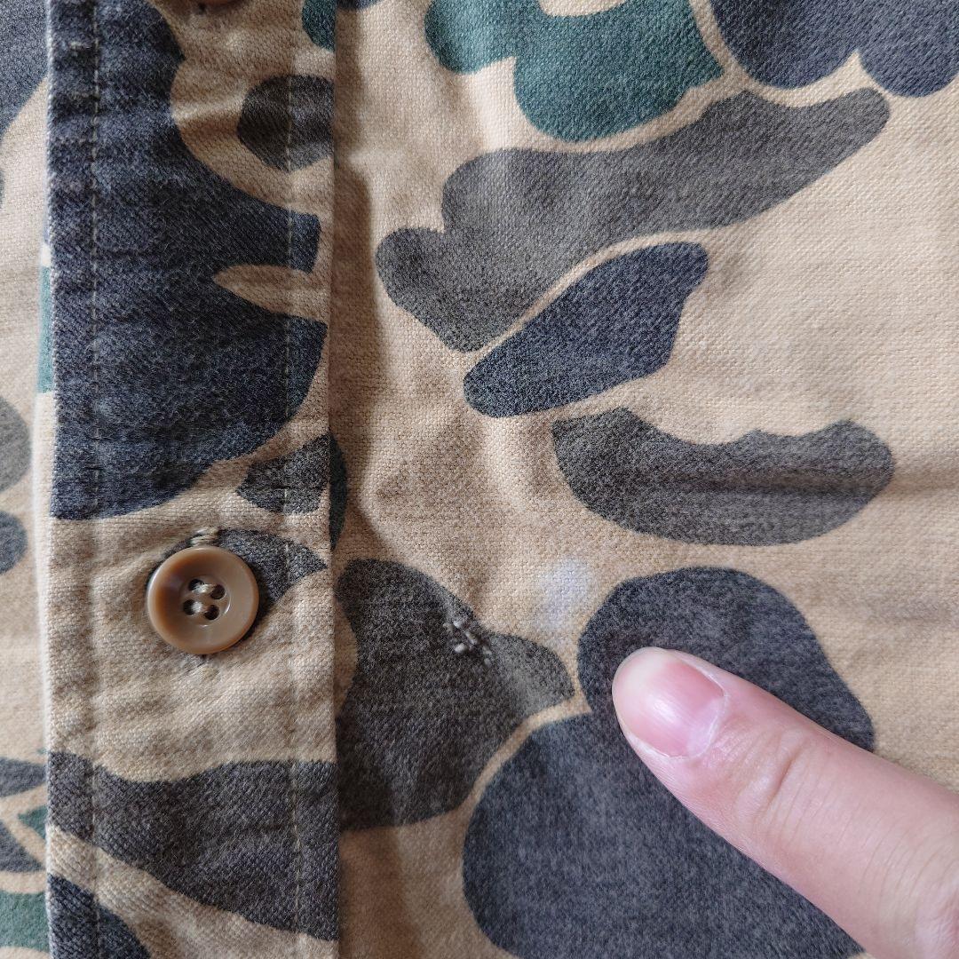80s LLBEAN duck camo flannel shirts