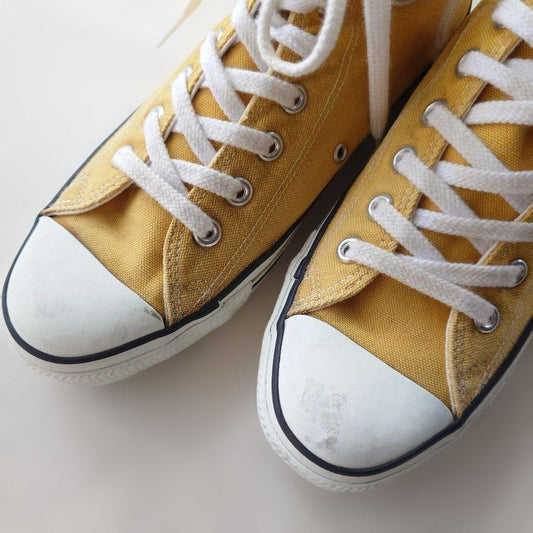 CONVERSE ALLSTAR Made in USA yellow 8inch 26.0cm