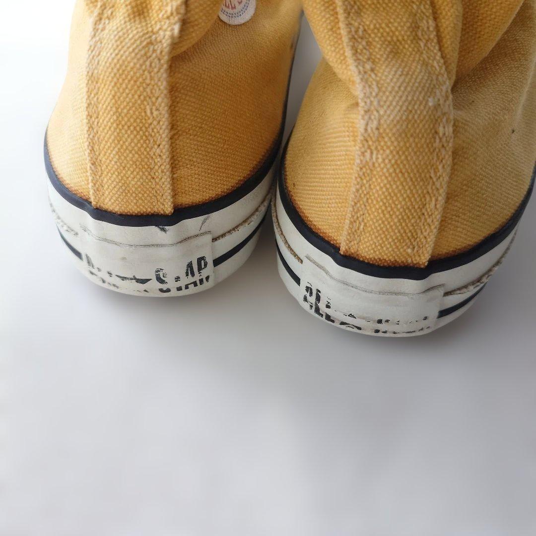 CONVERSE ALLSTAR Made in USA yellow 8inch 26.0cm