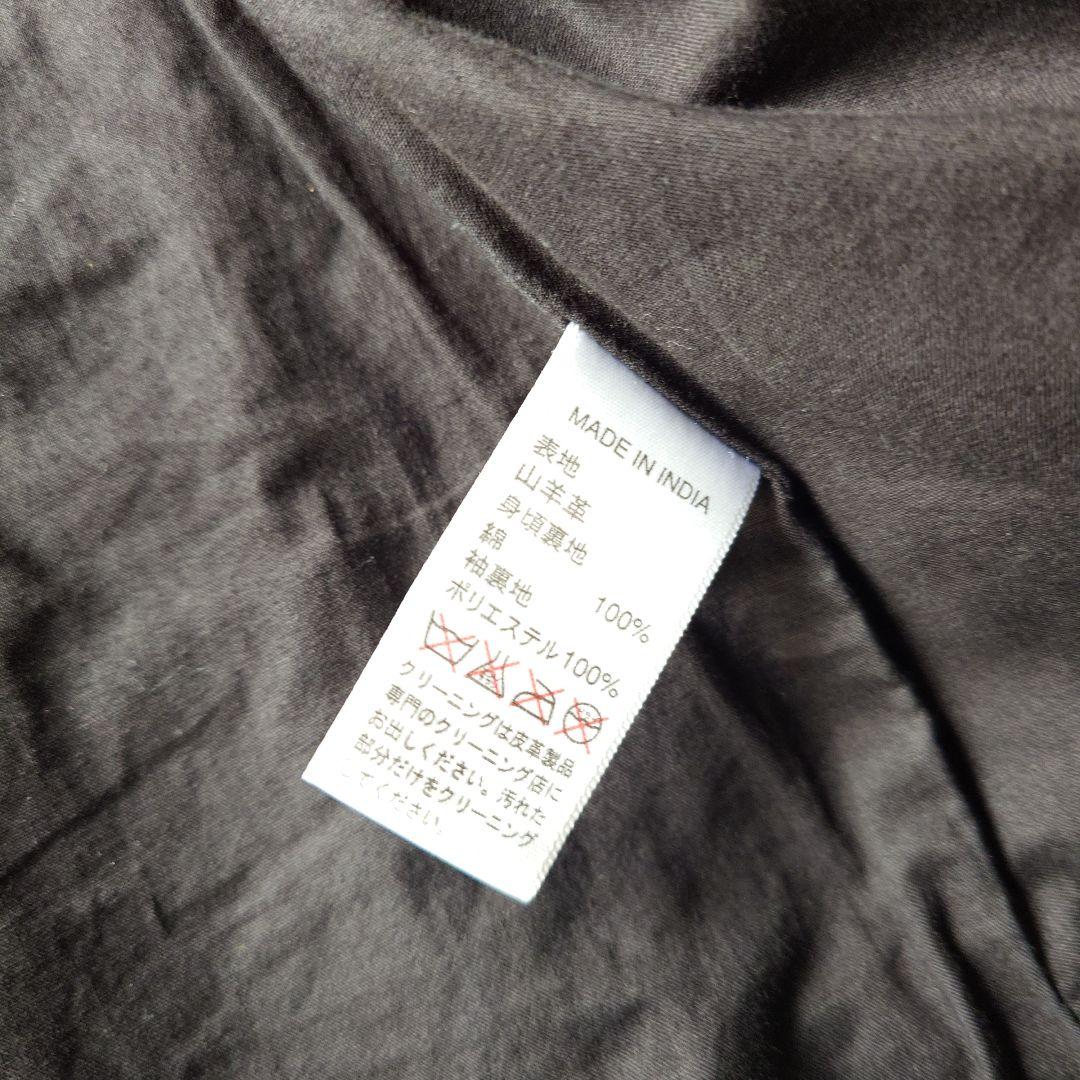 90s BANANAREPUBLIC goat leather single riders M