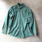 画像をギャラリービューアに読み込む, L.L.BEAN work workshirts Made in USA L エルエルビーン　柄物　ワークシャツ　アメリカ製　L
