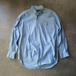 画像をギャラリービューアに読み込む, Lauren ralphlauren chambray shirts ローレンラルフローレン　シャンブレーシャツ　M
