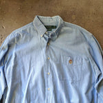 画像をギャラリービューアに読み込む, Lauren ralphlauren chambray shirts ローレンラルフローレン　シャンブレーシャツ　M
