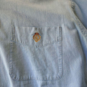 Lauren ralphlauren chambray shirts ローレンラルフローレン　シャンブレーシャツ　M