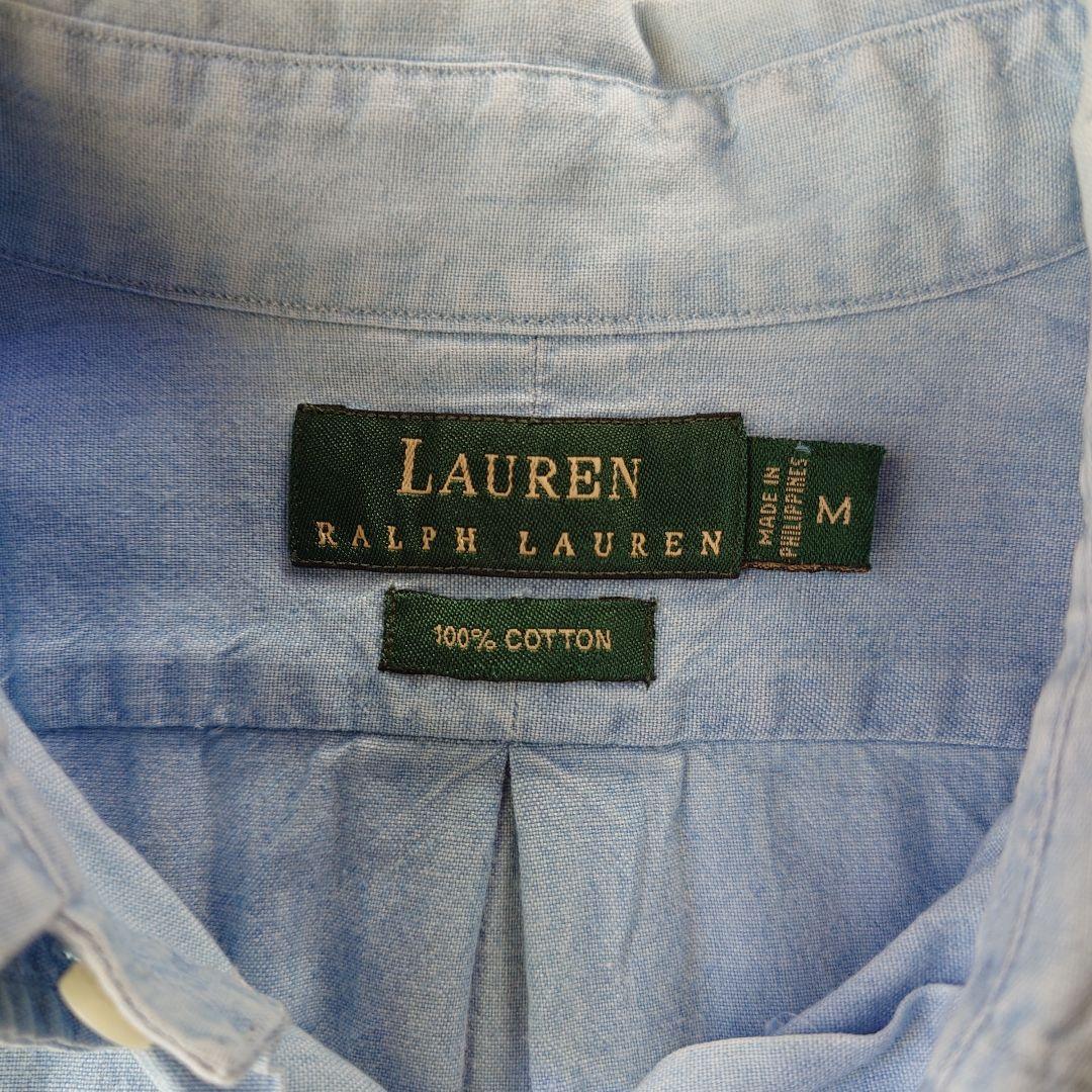 Lauren ralphlauren chambray shirts ローレンラルフローレン　シャンブレーシャツ　M