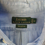画像をギャラリービューアに読み込む, Lauren ralphlauren chambray shirts ローレンラルフローレン　シャンブレーシャツ　M

