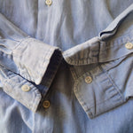 画像をギャラリービューアに読み込む, Lauren ralphlauren chambray shirts ローレンラルフローレン　シャンブレーシャツ　M
