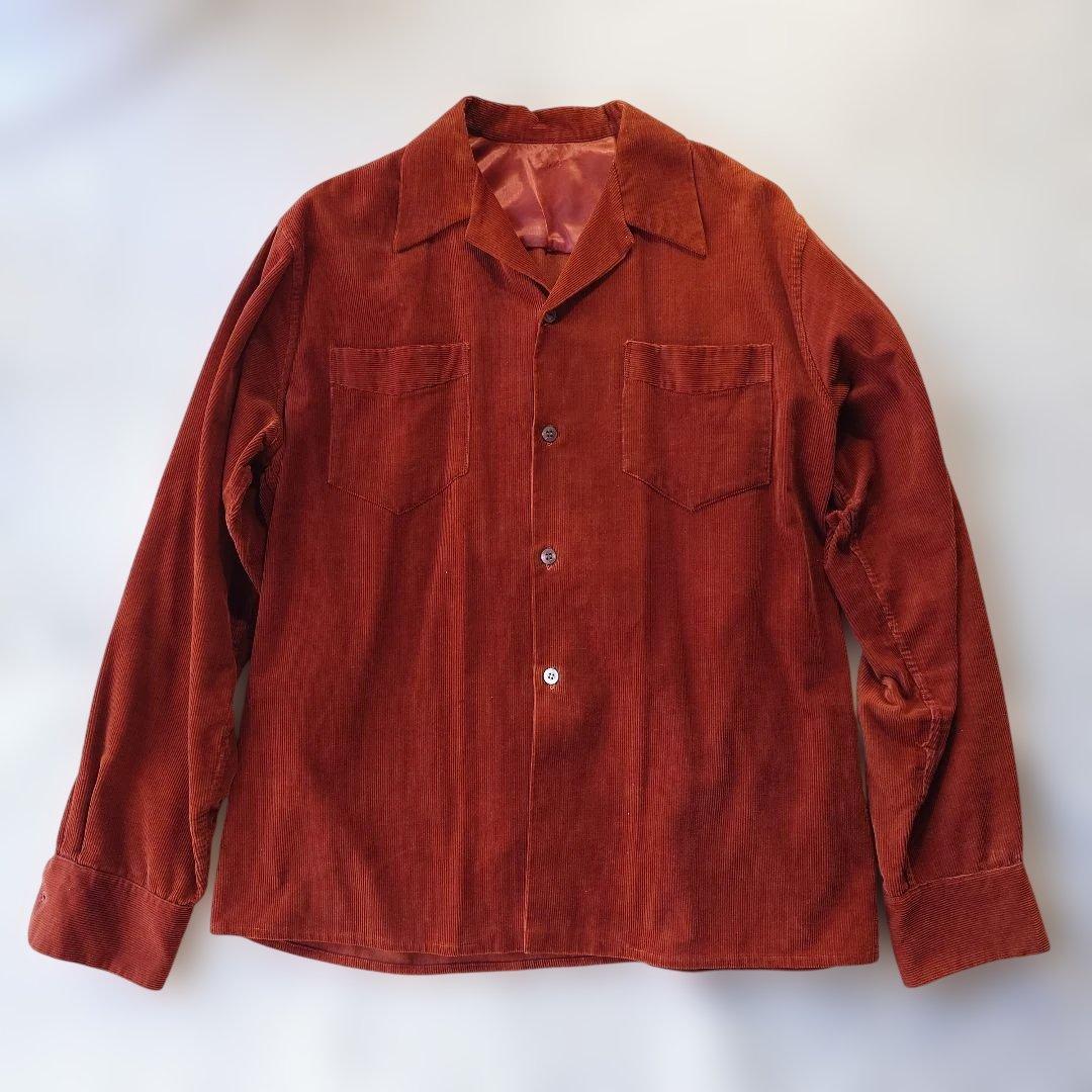 50s coed open collar shirts jacket