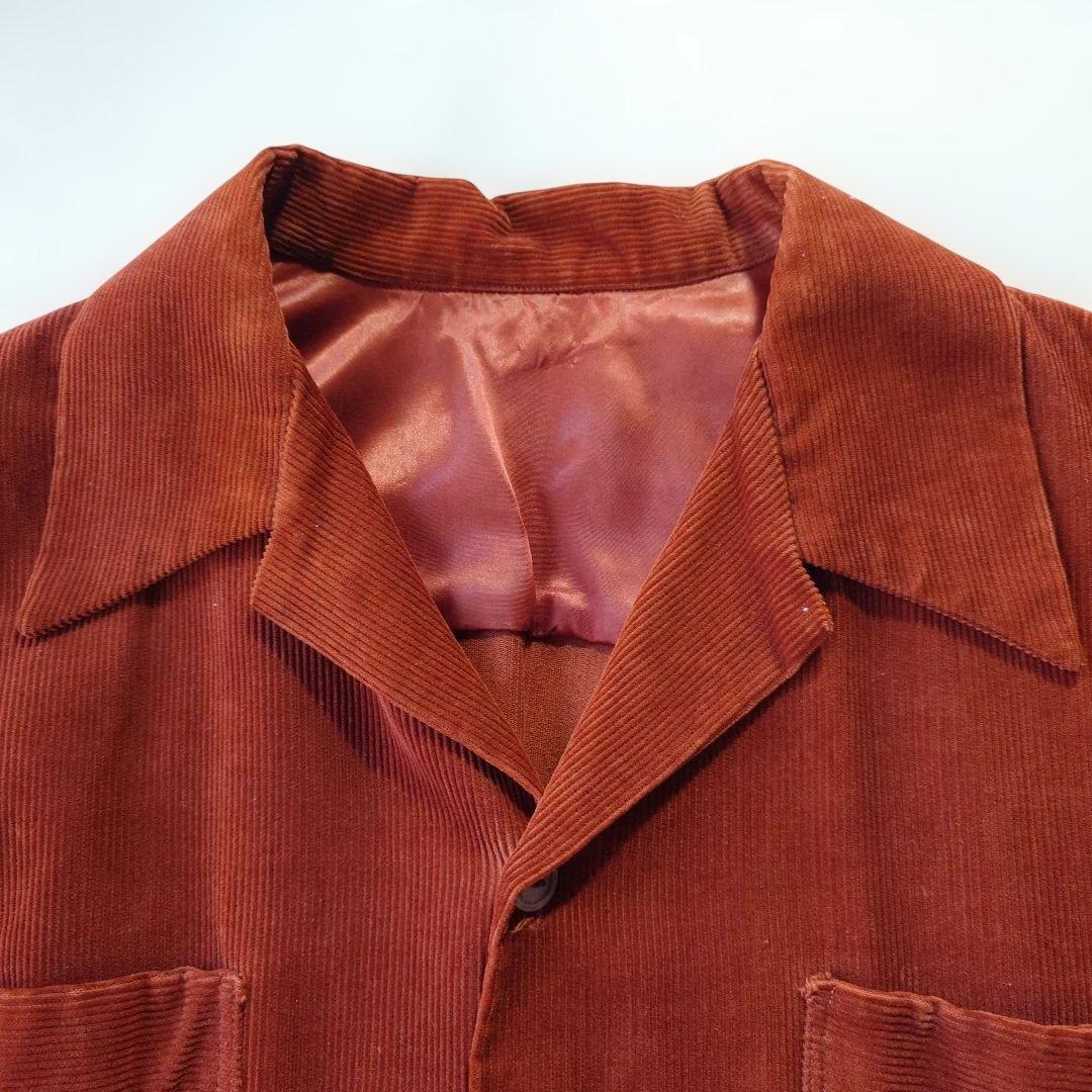 50s coed open collar shirts jacket