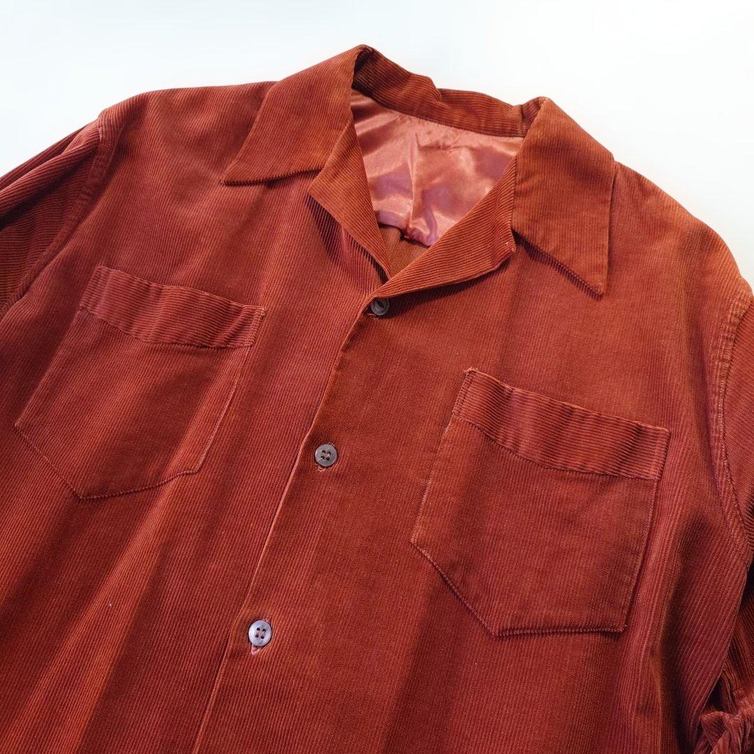 50s coed open collar shirts jacket