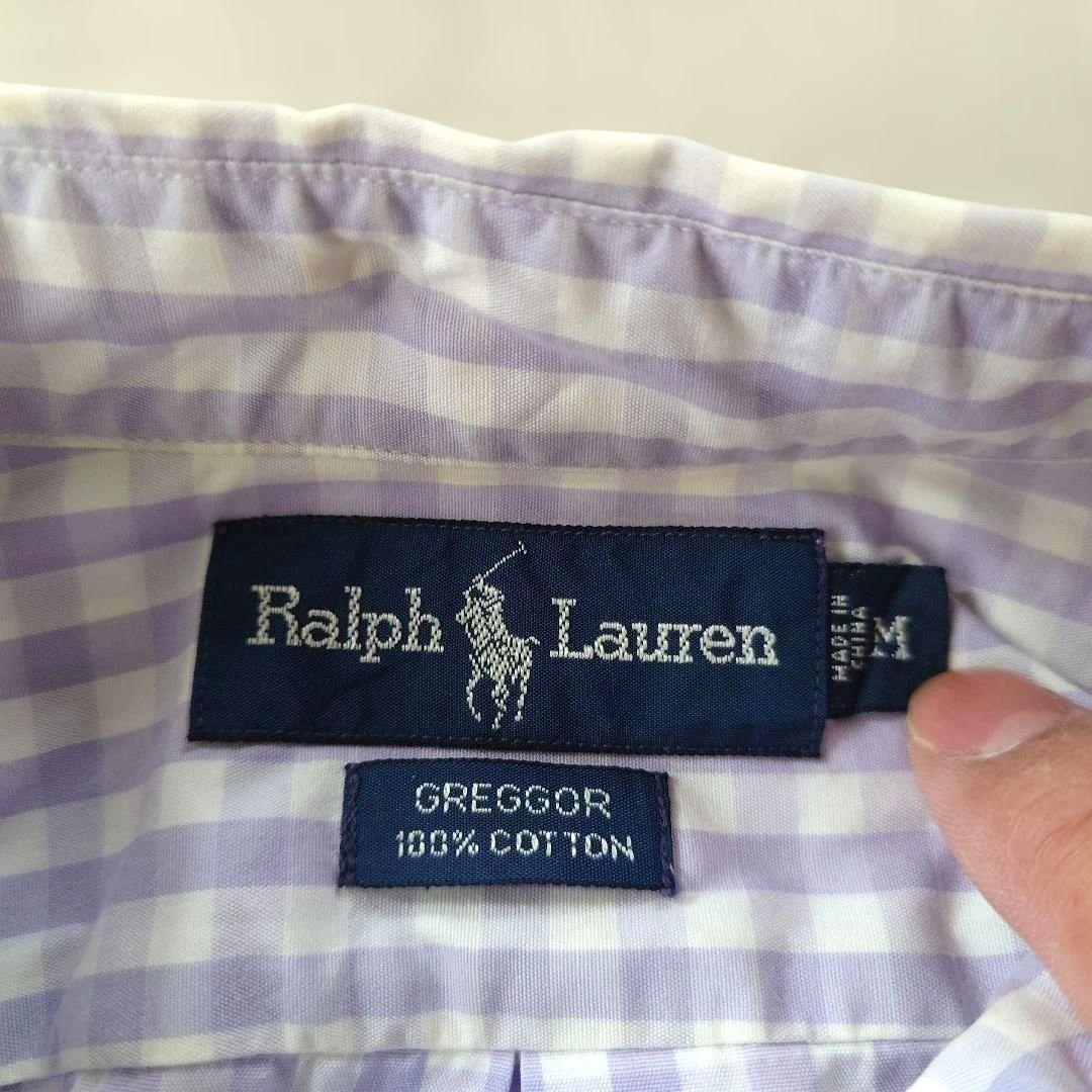 poloralphalauren 90s GREGGOR chech box shirts M