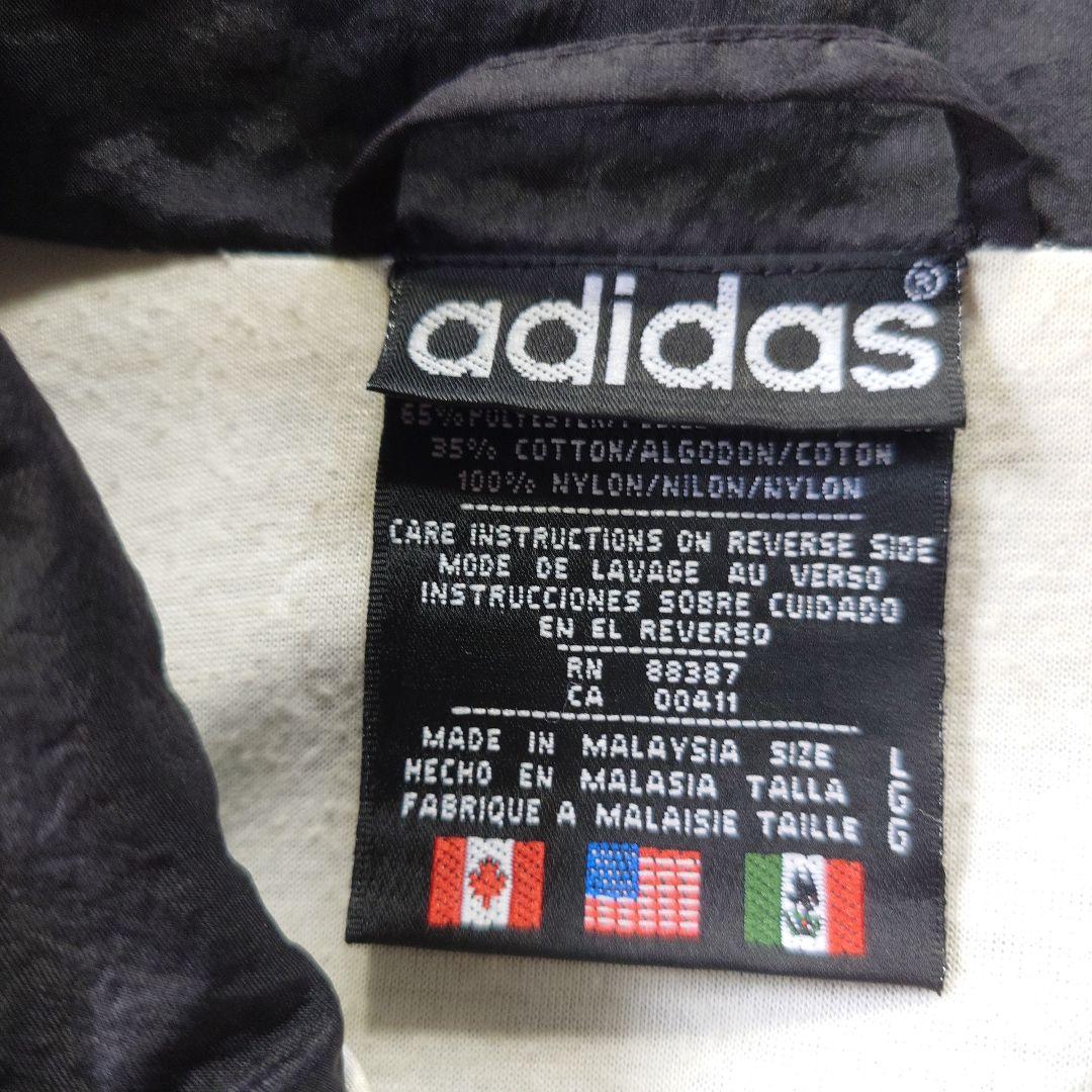 90s EURO ADIDAS nylon jacket L