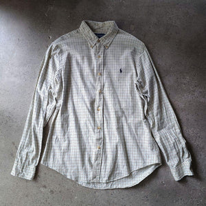 Poloralphlauren check shirts  customfit L ポロラルフローレン　ボタンダウンチエックシャツ　L カスタムフィット　L