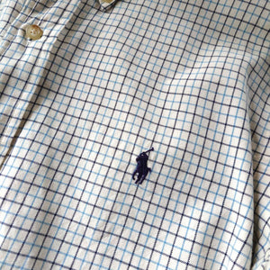 Poloralphlauren check shirts  customfit L ポロラルフローレン　ボタンダウンチエックシャツ　L カスタムフィット　L