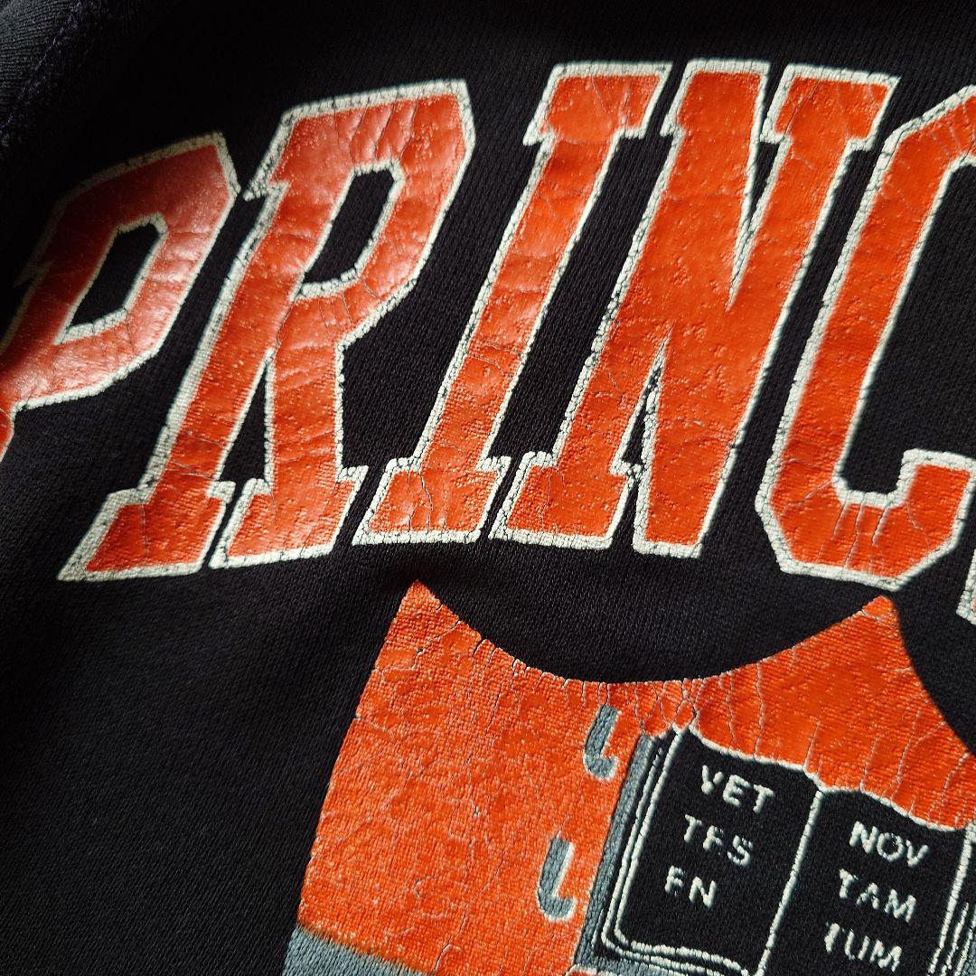 vintage sweat 70s PRINCETON rubber print L