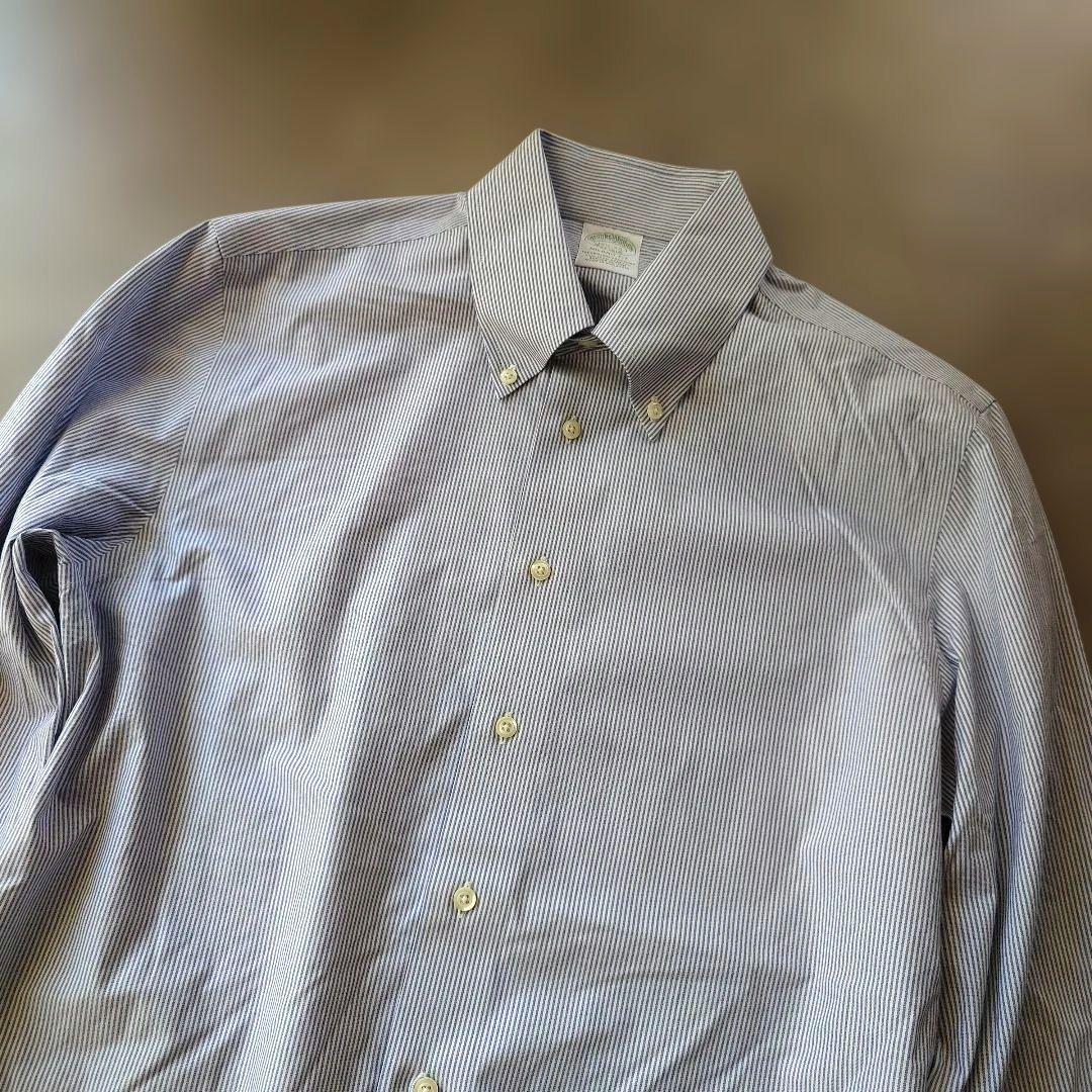 Brooksbrothers MILANO fit stripe shirts 151/2-34