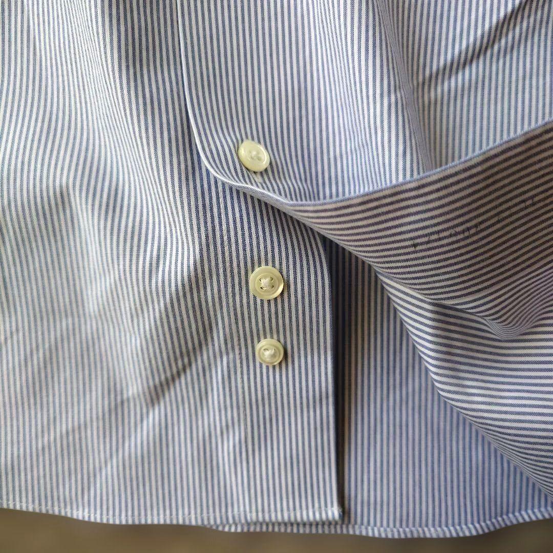 Brooksbrothers MILANO fit stripe shirts 151/2-34