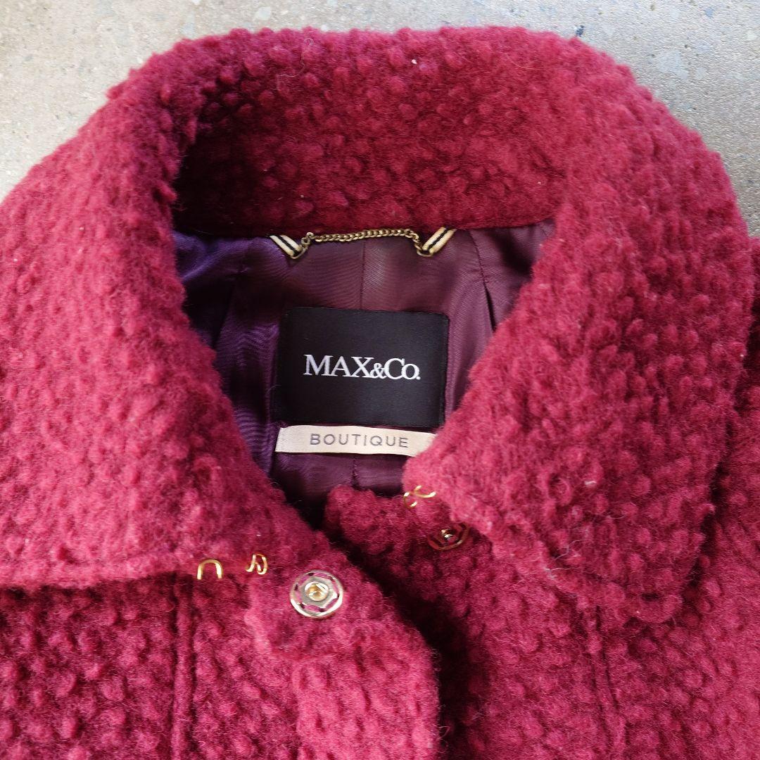 MAX&CO women teddy wool coat