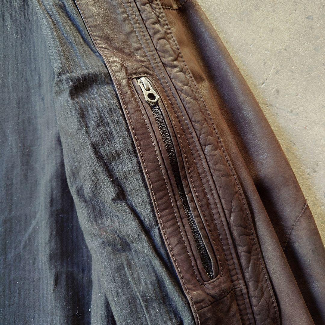 90s OLD GAP single leather riders L オールドギャップ　GAP シングルライダース　レザージャケット　L