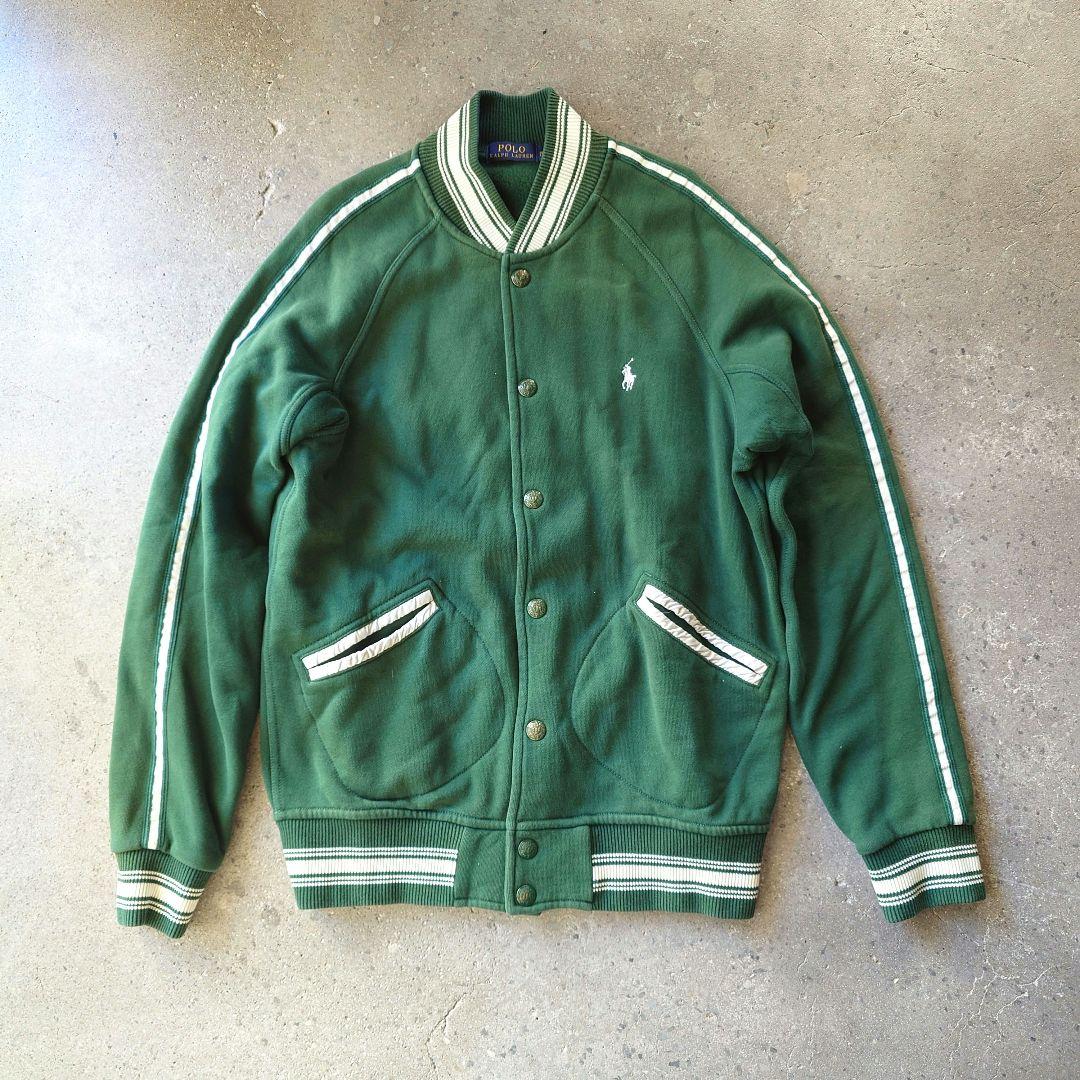 POLO RALPHLAUREN sweat studium jacket M 　ポロラルフローレン　スウエット　スタジャン