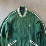 画像をギャラリービューアに読み込む, POLO RALPHLAUREN sweat studium jacket M 　ポロラルフローレン　スウエット　スタジャン
