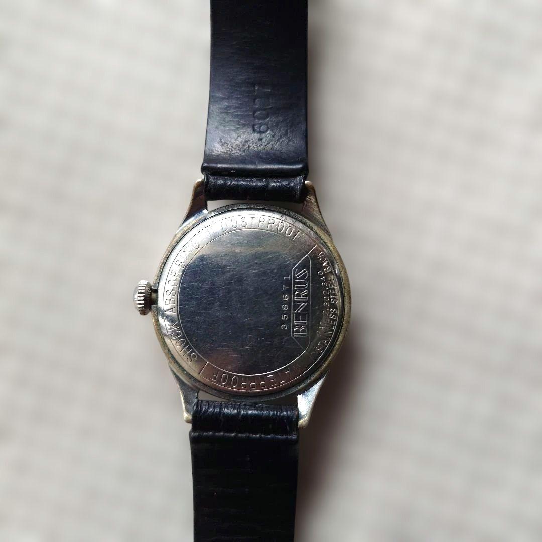 BENRUS 50's antique watch patina