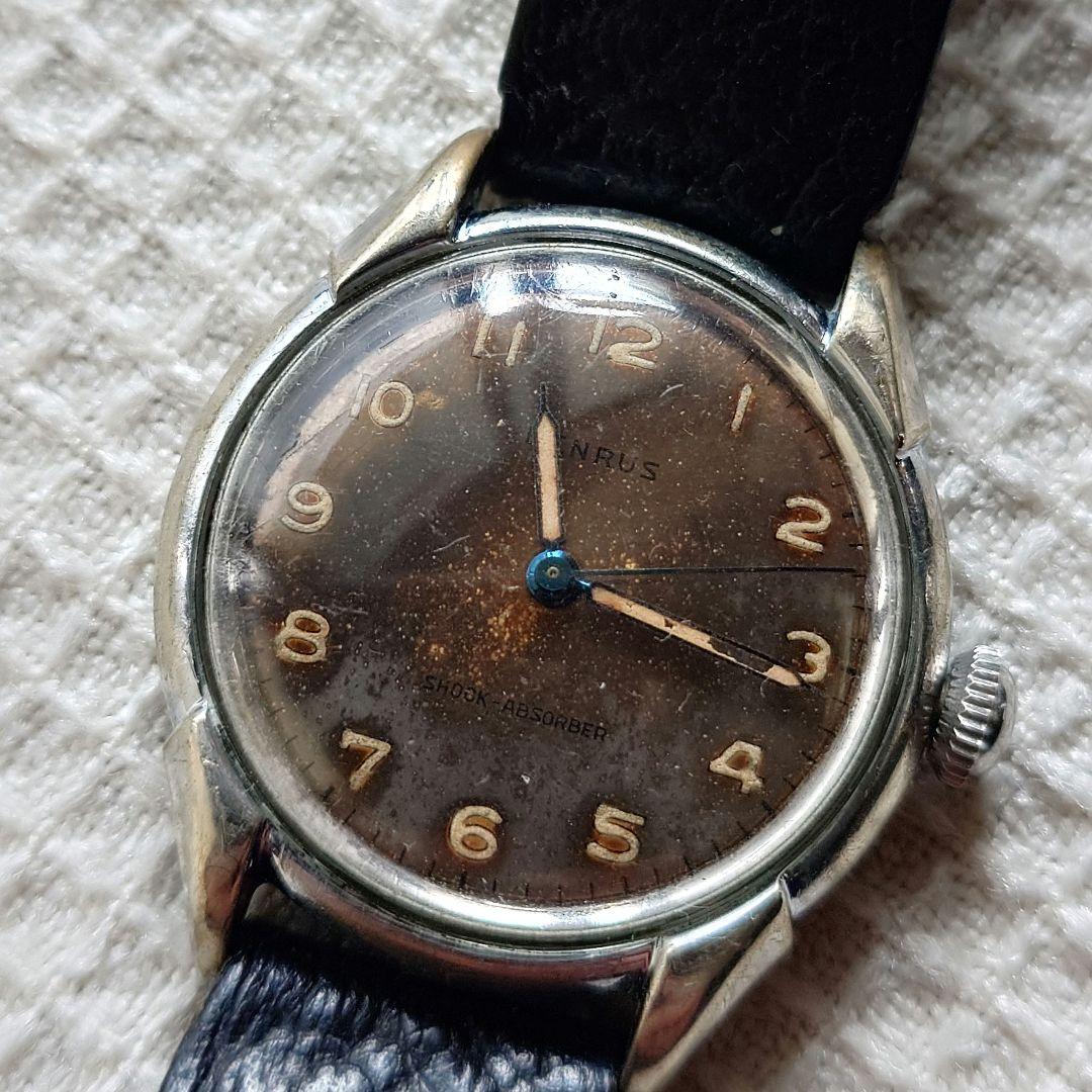 BENRUS 50's antique watch patina