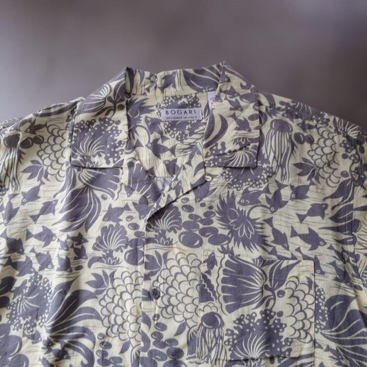BOGALI italy aloha shirts M
