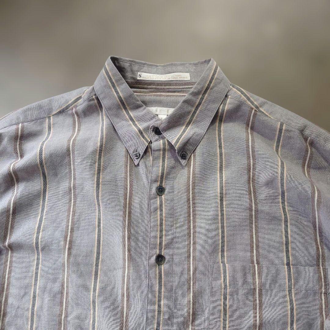 PERRYELLIS stripe sjirts L