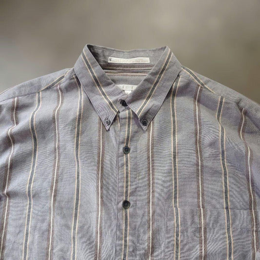 PERRYELLIS stripe sjirts L