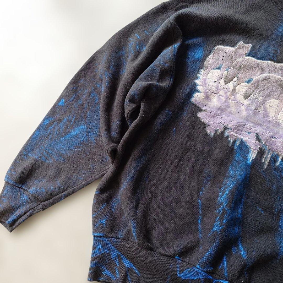Fruits of the loom wolf flockeyprint sweat XL