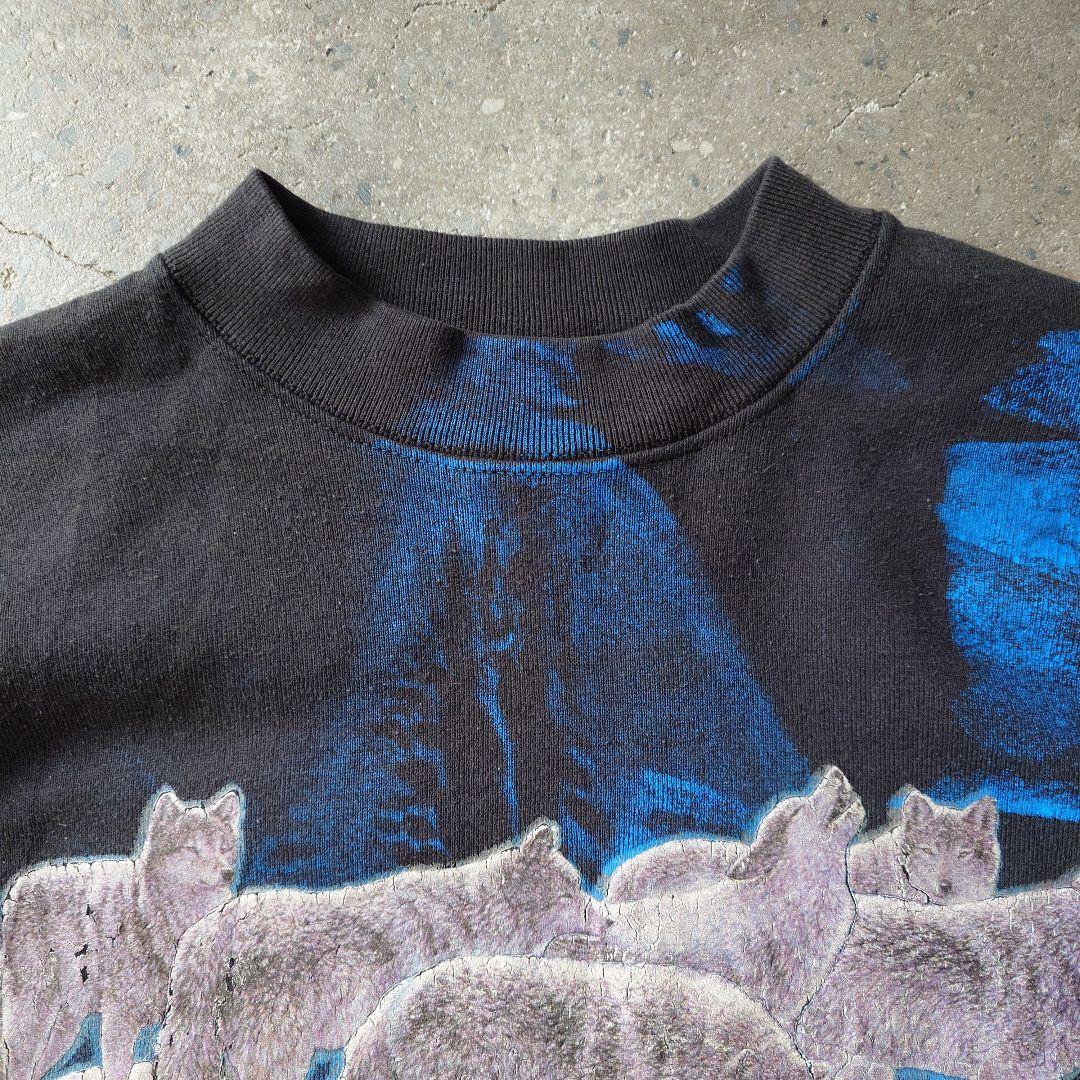 Fruits of the loom wolf flockeyprint sweat XL