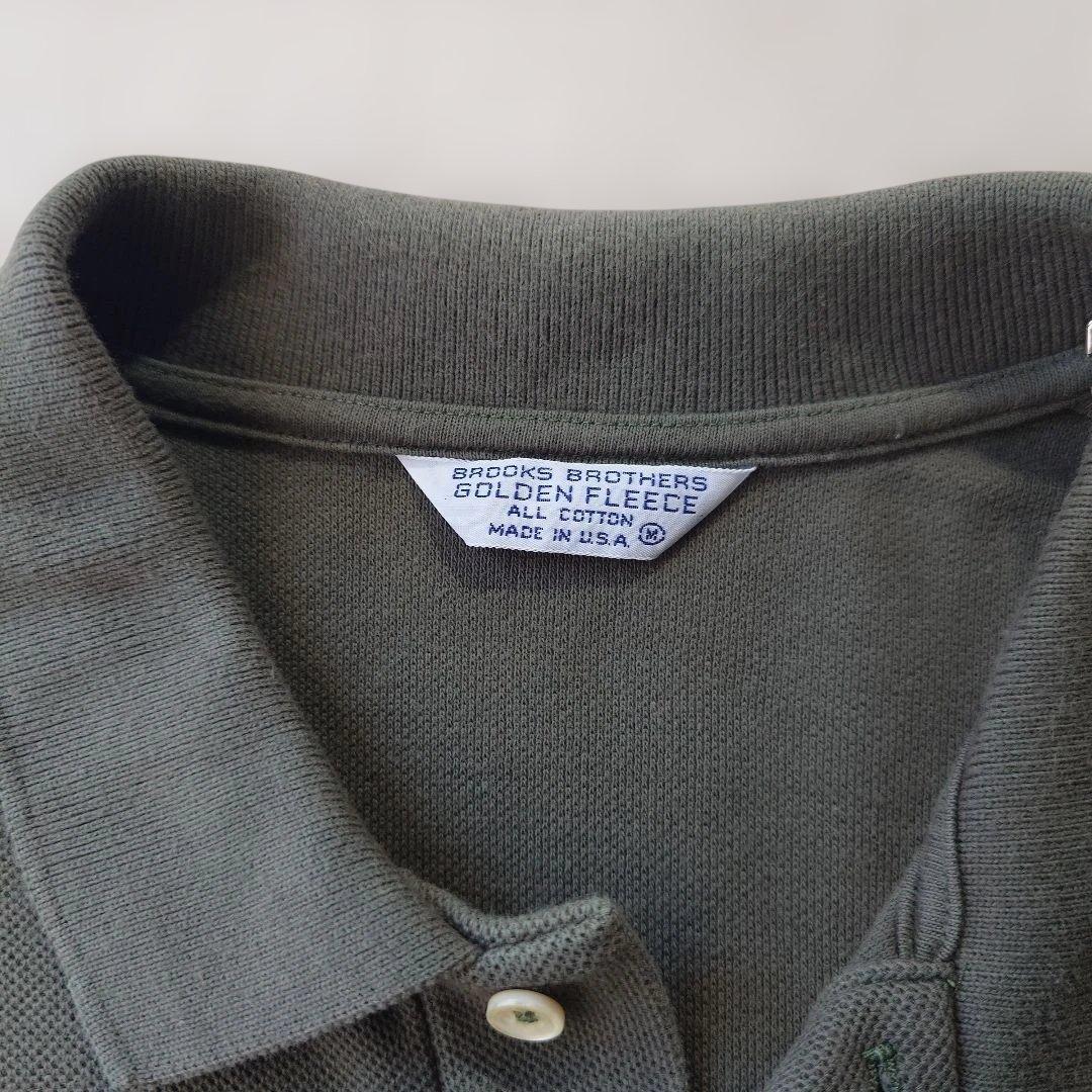 Brooksbrothers golden fleece polo green M made in USA