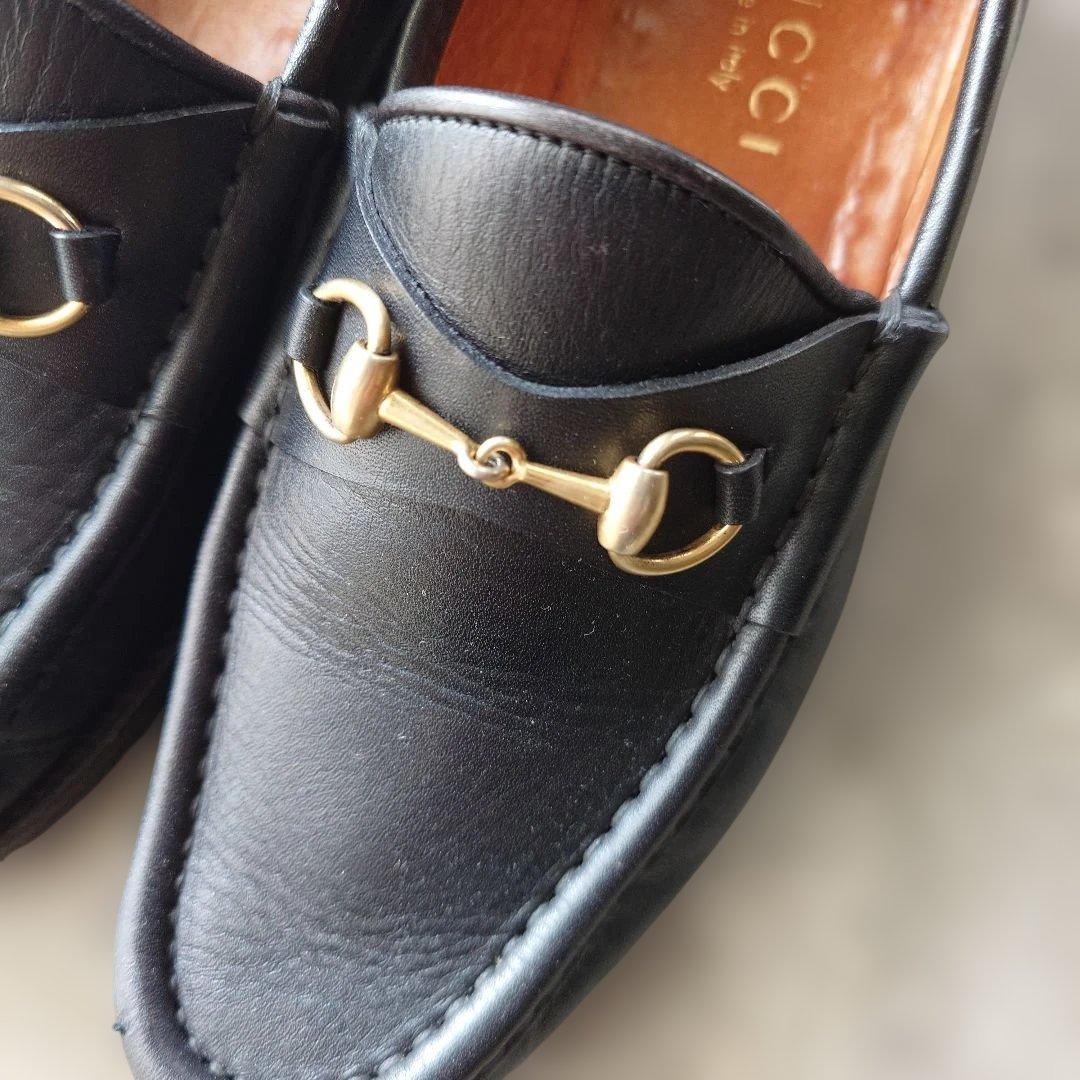 OLD GUCCI Horse bit loffer 7inch