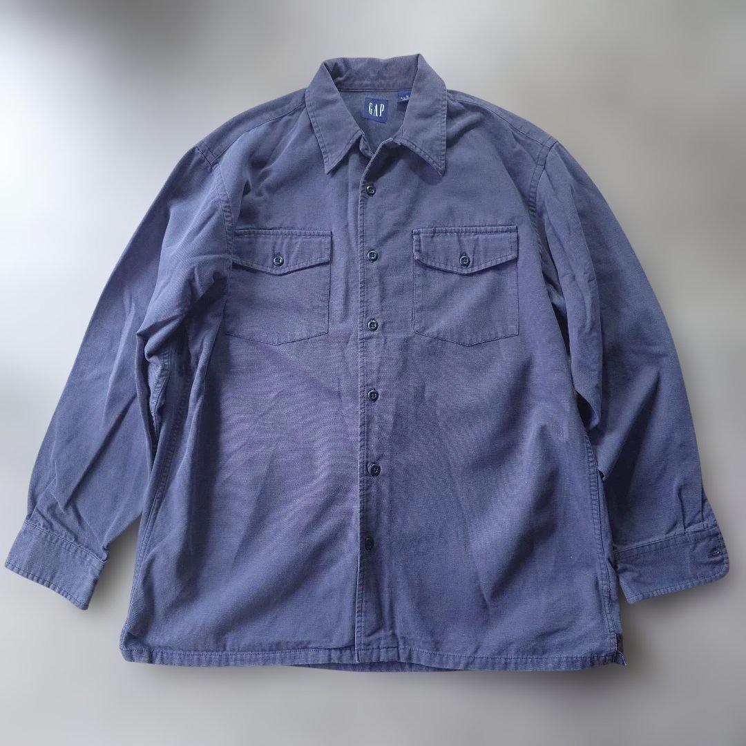 90s OLD GAP work cover all shirts M