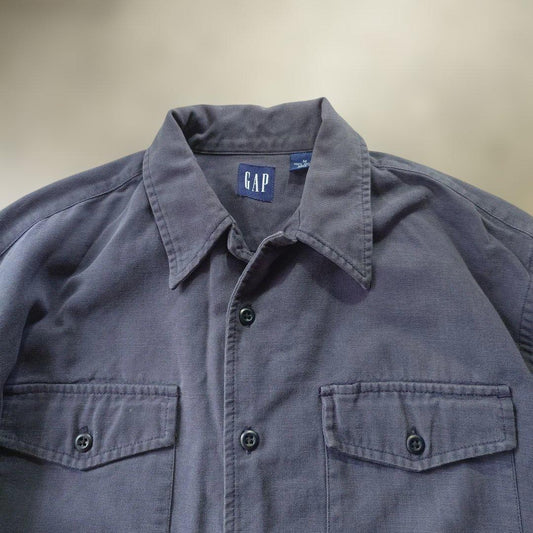 90s OLD GAP work cover all shirts M