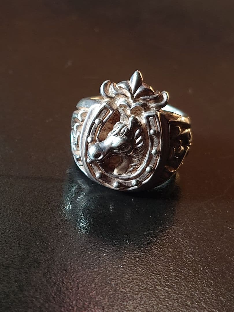 Antique silver Horse ring ＃14