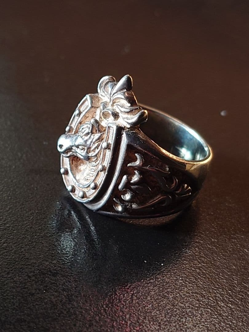 Antique silver Horse ring ＃14