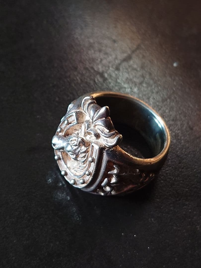 Antique silver Horse ring ＃14