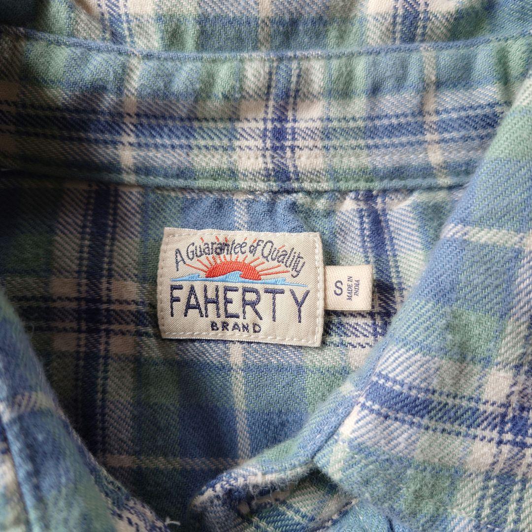 FAHERTY BRAND ファリティブランド　ネルシャツ　オーガニックコットン