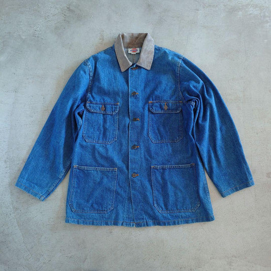 Dickies denim chore jacket made in USA ディッキーズ　アメリカ製　デニムカバーオール　チョア　M