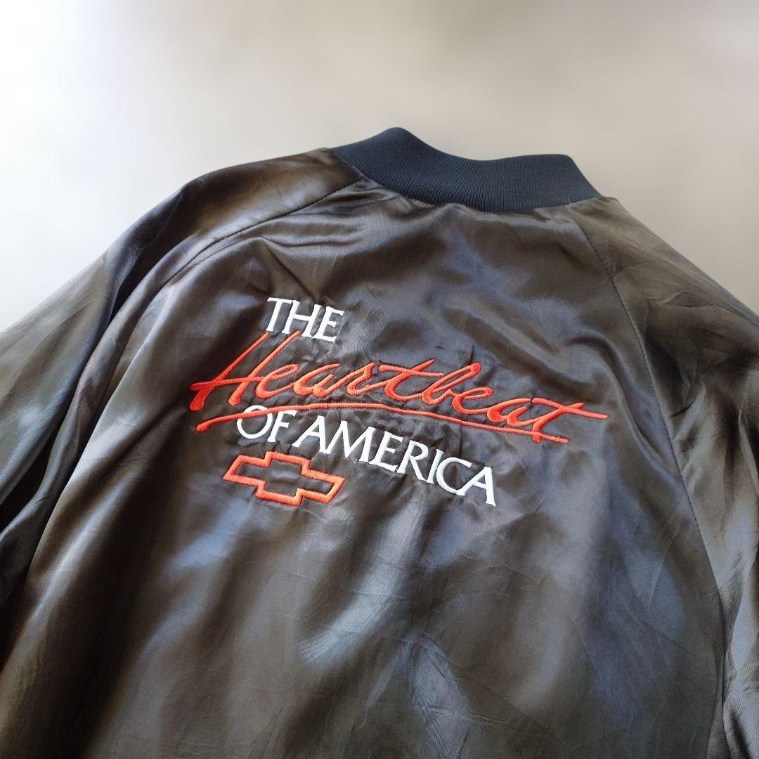 CHEVOROLET satin jacket