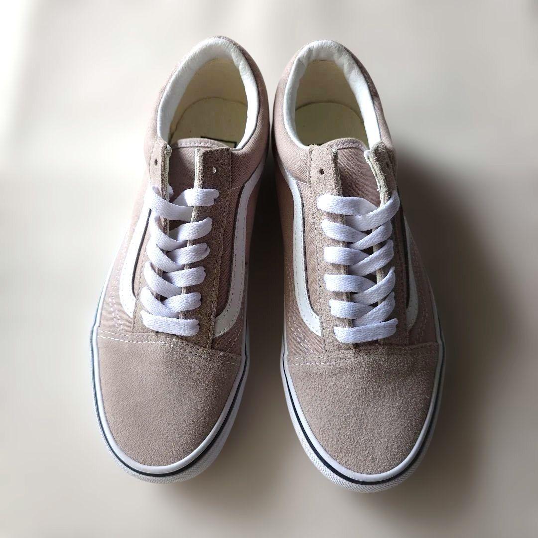 US VANS OLD SKOOL ベージュ スニーカーアメリカ企画 23.5cm