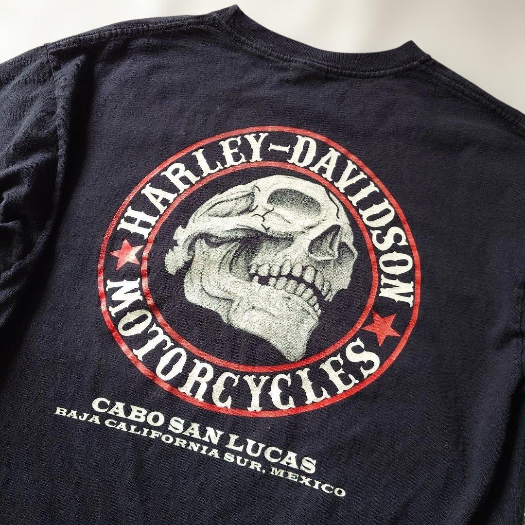 Harley-Davidson SKULL tee L MEXICO